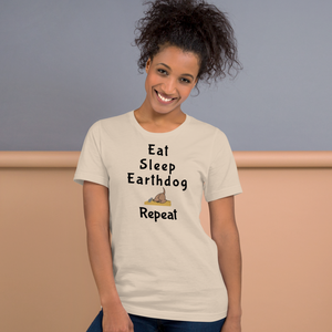 Eat, Sleep, Earthdog, Repeat T-Shirts - Light