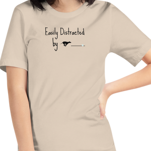 Easily Distracted by Lure Coursing T-Shirts - Light