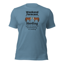 Load image into Gallery viewer, Cattle Herding Weekend Forecast T-Shirts - Light
