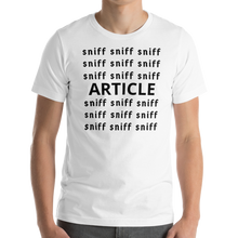 Load image into Gallery viewer, Sniff Sniff Article Tracking T-Shirts- Light
