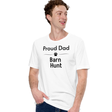 Load image into Gallery viewer, Proud Barn Hunt Dad T-Shirts - Light
