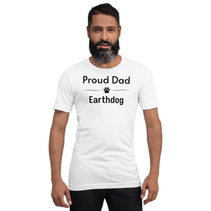 Proud Earthdog Dad T-Shirts - Light