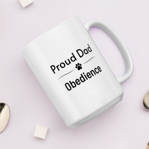 Proud Obedience Dad Mugs