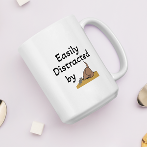 Easily Distracted by Earthdog Mugs