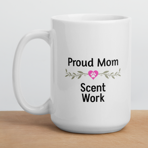 Proud Scent Work Mom Mugs