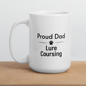 Proud Lure Coursing Dad Mugs