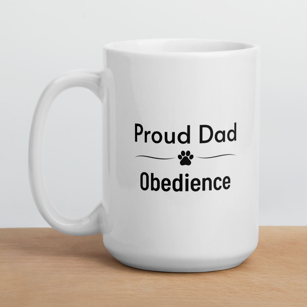 Proud Obedience Dad Mugs