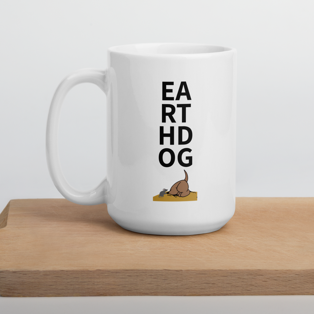 Stacked Earthdog Mugs