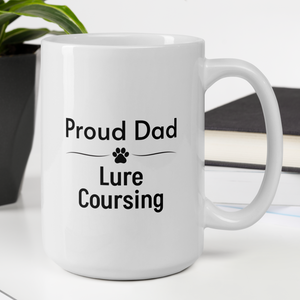 Proud Lure Coursing Dad Mugs