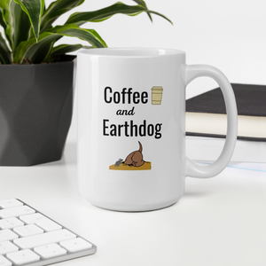 Coffee and Earthdog Mugs