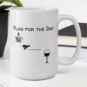 Lure Coursing Plan for the Day Mugs