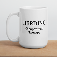 Load image into Gallery viewer, Cattle Herding Cheaper Than Therapy Mugs
