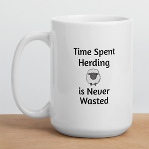 Time Spent Sheep Herding Mugs