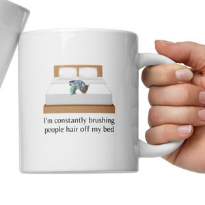 Marti - People Hair on Gigi's Bed Mugs