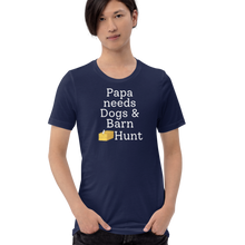 Load image into Gallery viewer, Papa Needs Dogs &amp; Barn Hunt T-Shirts - Dark
