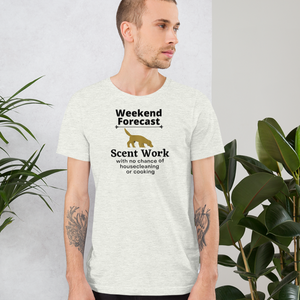 Scent Work Weekend Forecast T-Shirts - Light