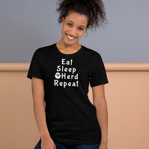 Eat Sleep Sheep Herd Repeat T-Shirts - Dark