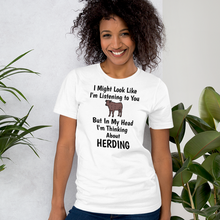 Load image into Gallery viewer, I&#39;m Thinking About Cattle Herding T-Shirts - Light
