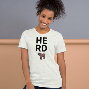 Stacked Herd with Cattle T-Shirts - Light