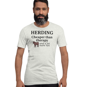 Cattle Herding Cheaper Than Therapy T-Shirts - Light