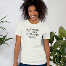 Load image into Gallery viewer, Russell Terrier Cheaper Than Therapy T-Shirts - Light
