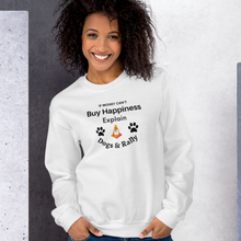 Load image into Gallery viewer, Buy Happiness w/ Dogs &amp; Rally Sweatshirts - Light
