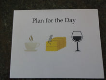 Load image into Gallery viewer, Barn Hunt Plan for the Day Notecards
