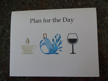 Load image into Gallery viewer, Dock Diving Plan for the Day Notecards
