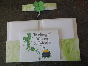 St. Patrick's Day Cards - End of the Rainbow with Mr. G. Inside