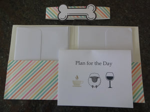 Sheep Herding Plan for the Day Notecards