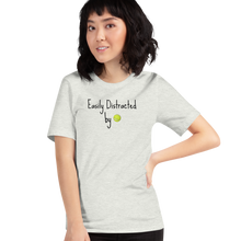 Load image into Gallery viewer, Easily Distracted by Flyball/ Tennis Balls T-Shirts - Light
