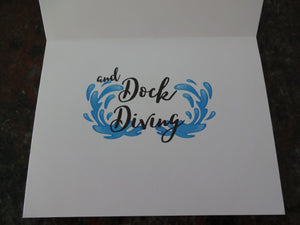 Thinking of You and Dock Diving Notecards