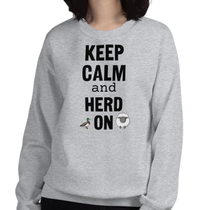 Keep Calm & Sheep Herd On Sweatshirts - Light