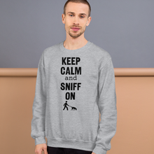 Load image into Gallery viewer, Keep Calm &amp; Sniff On Tracking Sweatshirts - Light
