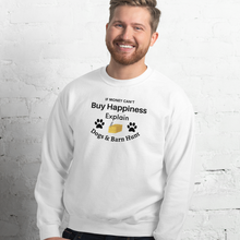 Load image into Gallery viewer, Buy Happiness w/ Dogs &amp; Barn Hunt Sweatshirt - Light
