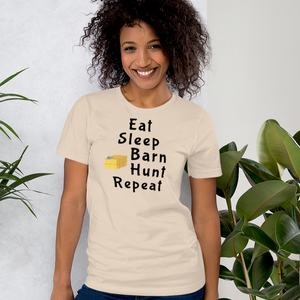 Eat Sleep Barn Hunt Repeat T-Shirts - Light