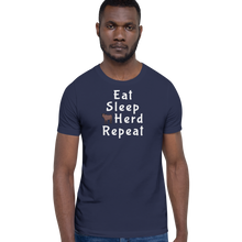 Load image into Gallery viewer, Eat, Sleep, Cattle Herd, Repeat T-Shirts - Dark
