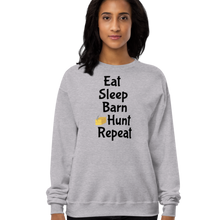 Load image into Gallery viewer, Eat Sleep Barn Hunt Repeat Sweatshirts - Light
