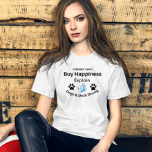 Load image into Gallery viewer, Buy Happiness w/ Dogs &amp; Dock Diving T-Shirts - Light
