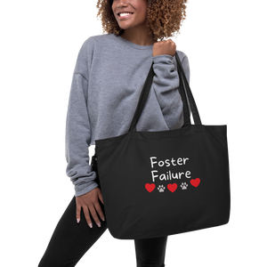 Foster Failure X-Large Tote\Shopping Bag - Black