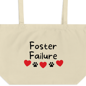 Foster Failure X-Large Tote/Shopping Bag - Oyster