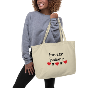 Foster Failure X-Large Tote/Shopping Bag - Oyster