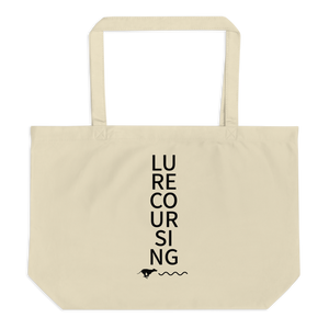 Stacked Lure Coursing X-Large Tote/Shopping Bag - Oyster