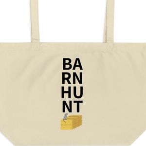 Stacked Barn Hunt X-Large Tote/Shopping Bag - Oyster