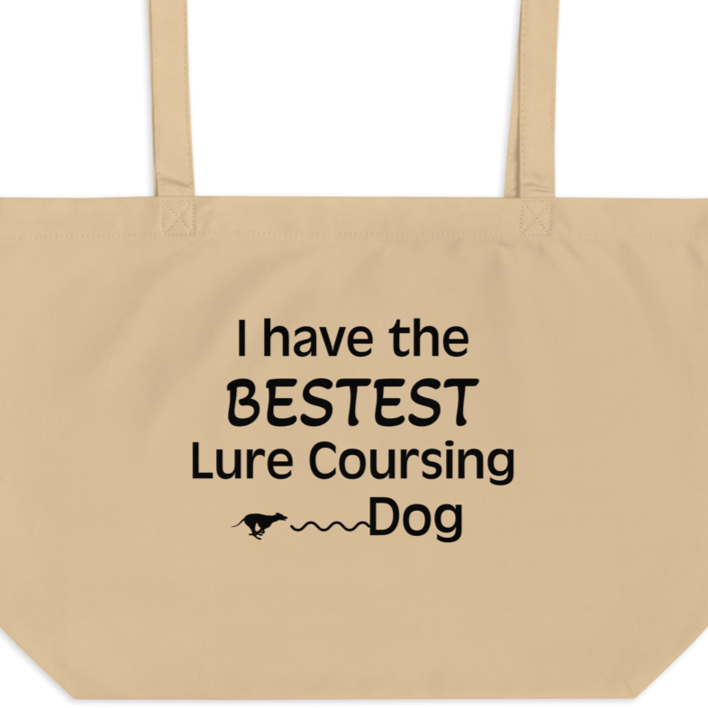 Bestest Lure Coursing Dog X-Large Tote/Shopping Bag