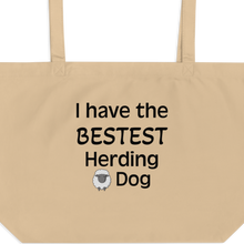 Load image into Gallery viewer, Bestest Sheep Herding Dog X-Large Tote/Shopping Bag
