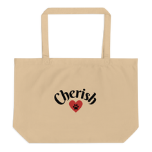 Load image into Gallery viewer, Cherish w/ Heart X-Large Tote/Shopping Bag
