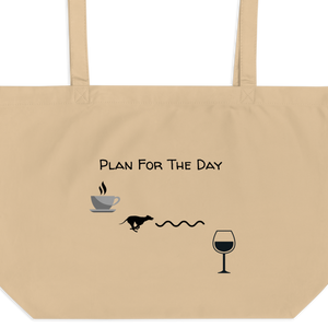 Plan for the Day - Lure Coursing X-Large Tote/ Shopping Bags