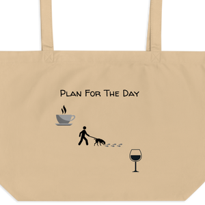 Plan for the Day - Tracking X-Large Tote/ Shopping Bags