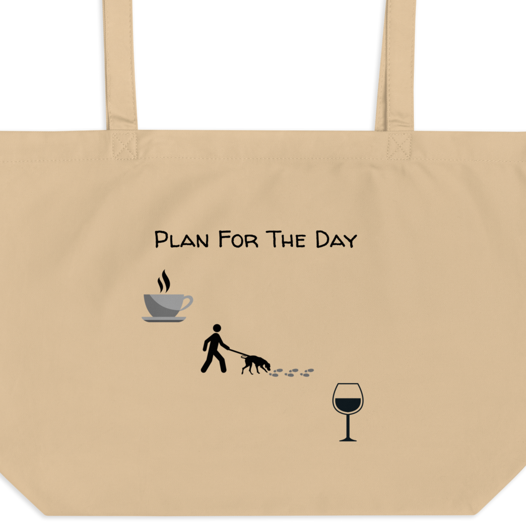 Plan for the Day - Tracking X-Large Tote/ Shopping Bags